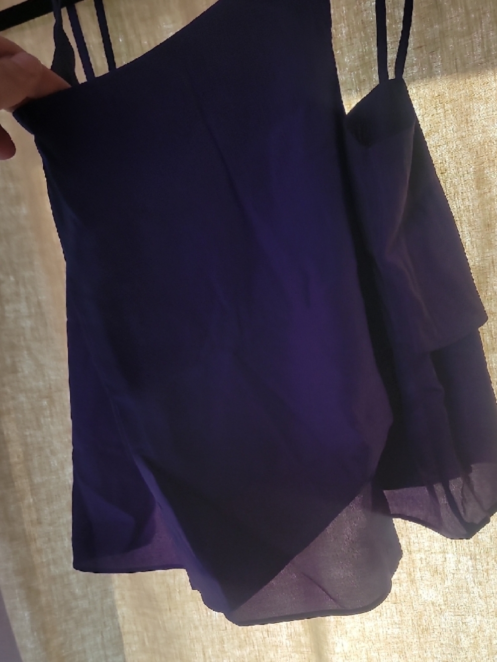 mark. Purple Double-Strap Ruffle Camisole - Picture 3 of 5